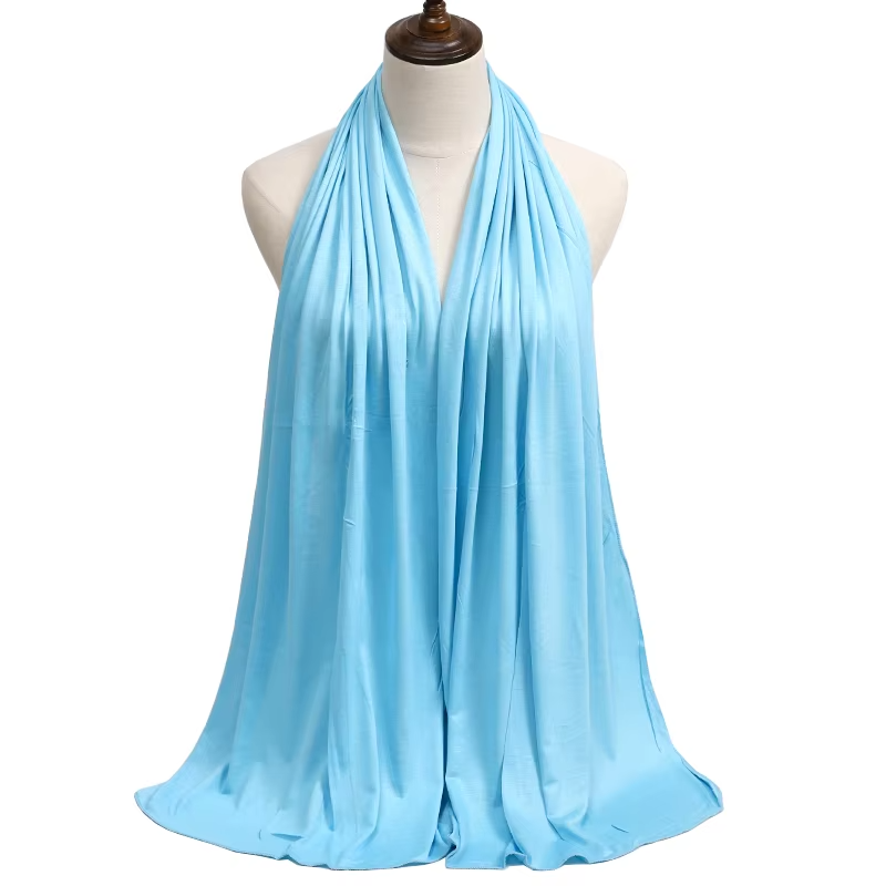 Premium Modal Cotton Jersey Hijab – Soft, Long Muslim Scarf for Ramadan & Everyday Fashion