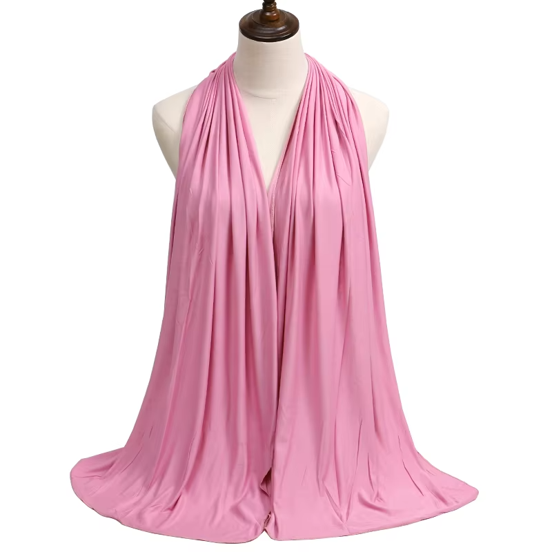 Premium Modal Cotton Jersey Hijab – Soft, Long Muslim Scarf for Ramadan & Everyday Fashion