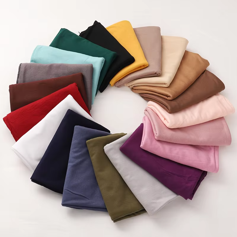 Premium Modal Cotton Jersey Hijab – Soft, Long Muslim Scarf for Ramadan & Everyday Fashion