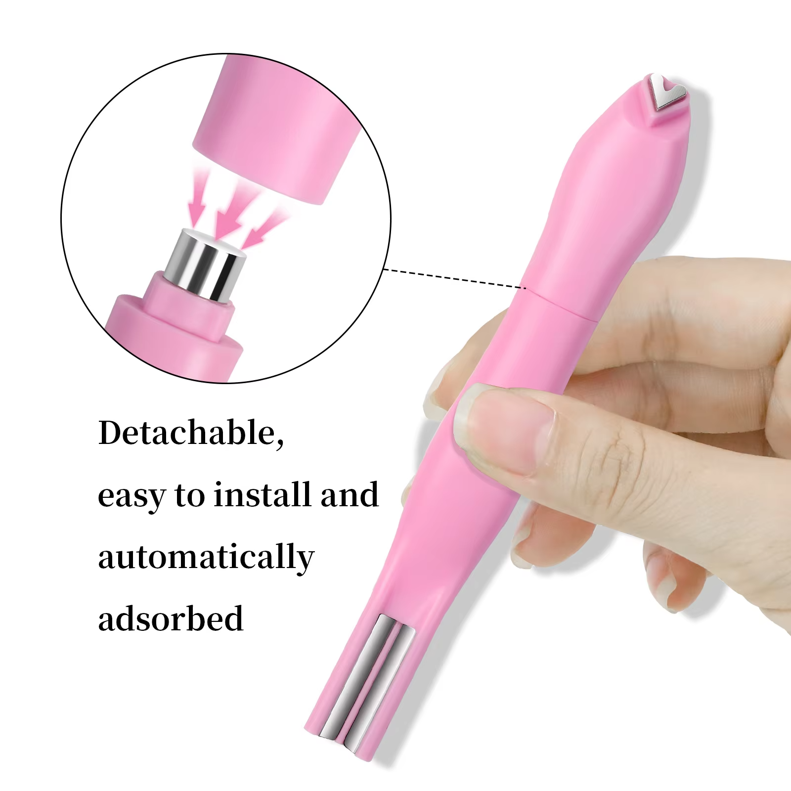 3-in-1 Heart Cat Eye Nail Art Magnet Pen – Professional Magnetic Gel Polish Manicure Tool