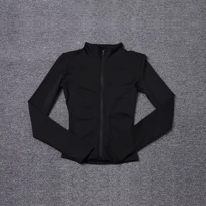 Top Performance Women's Long Sleeve Sport Jacket – Slim Fit Workout Yoga Coat