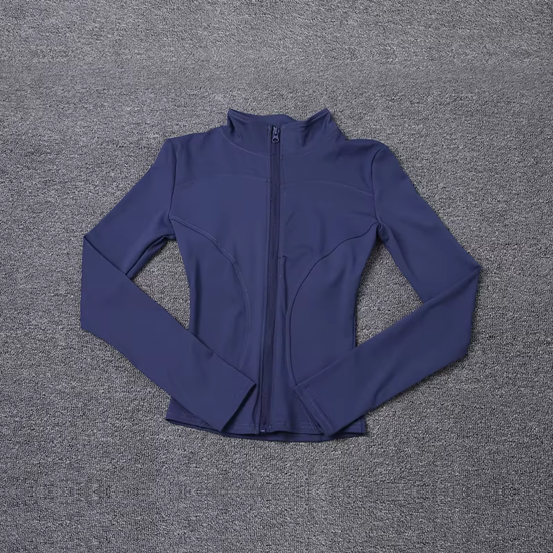 Top Performance Women's Long Sleeve Sport Jacket – Slim Fit Workout Yoga Coat
