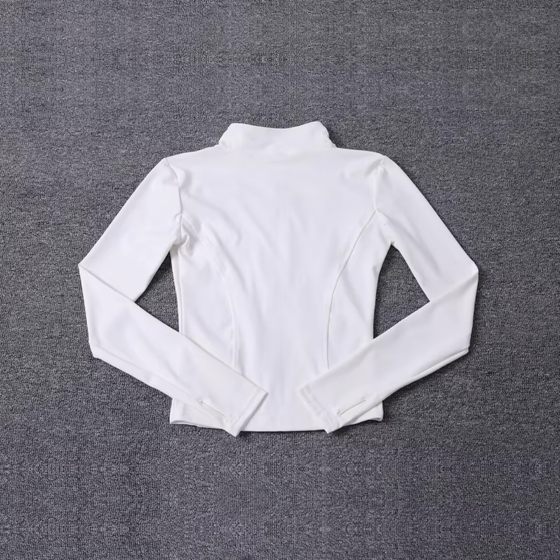 Top Performance Women's Long Sleeve Sport Jacket – Slim Fit Workout Yoga Coat