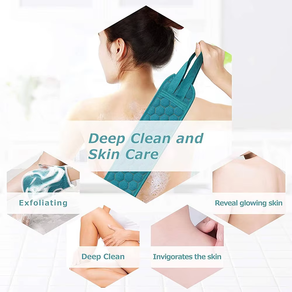 New Best Top Rated 3-Piece Exfoliating Body Scrubber Set – Premium Back Scrubber, Bath Glove & Loofah Sponge Kit